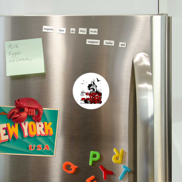 "Carpe That F*cking Diem" Vintage Barbarian Fantasy by Nonstop Shirts